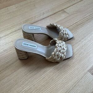 Woven Heel Sandals Steve Madden